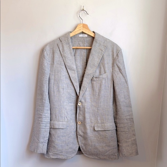 Boglioli Milano K Jacket Linen SZ 50 - Picture 1 of 9